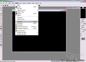 Die Farbpalette des Grafik muss nun per Hand editiert werden