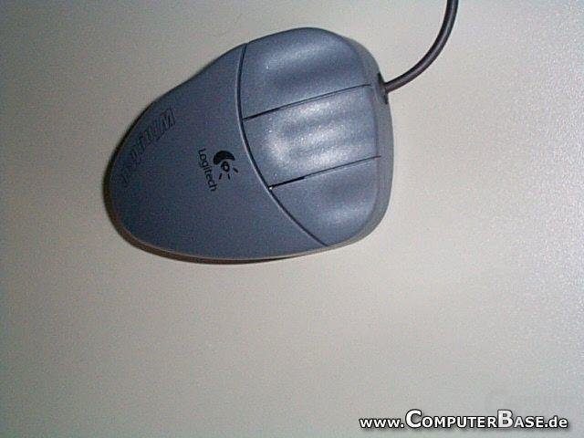 Die Wingman Gaming Mouse von oben