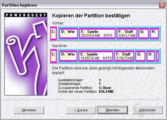 PowerQuest Partition Magic 7.0