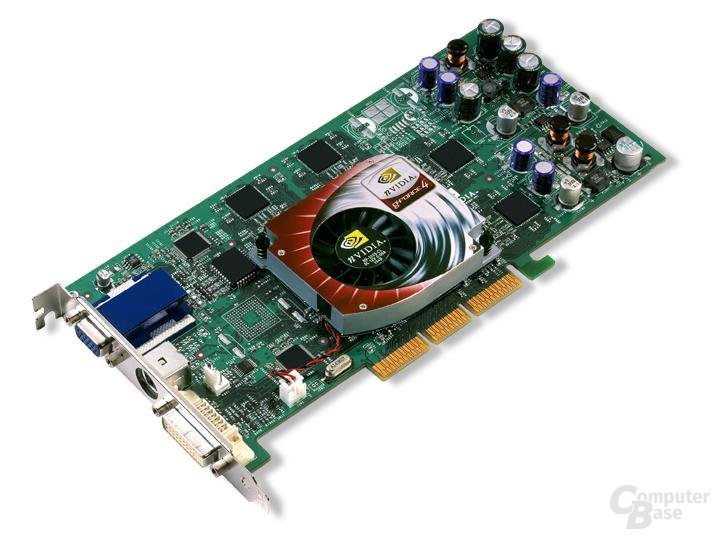 GeForce4 Ti Karte mit VGA und DVI