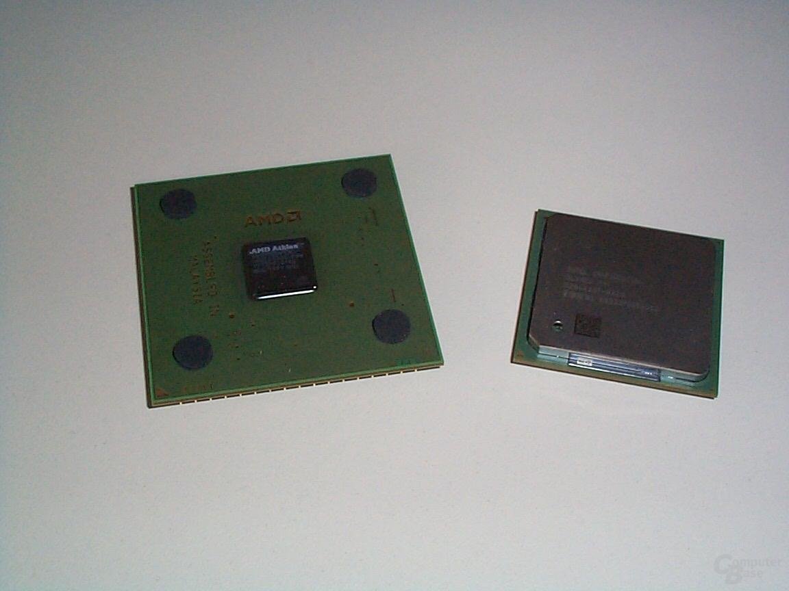 2,4/533 GHz Intel Pentium 4 und Athlon XP 2100+