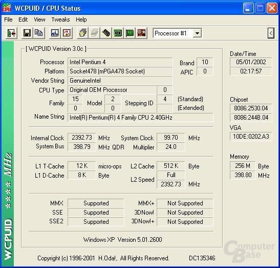 "Alter" 400 MHz FSB Pentium 4