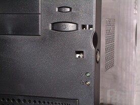 Detail: LEDs, Ein- Ausschalter