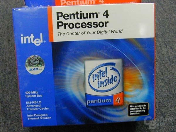 Verpackung vom Pentium 4 mit 2,6 GHz
