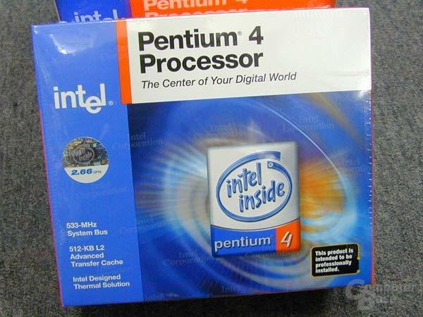 Verpackung vom Pentium 4 mit 2.66 GHz