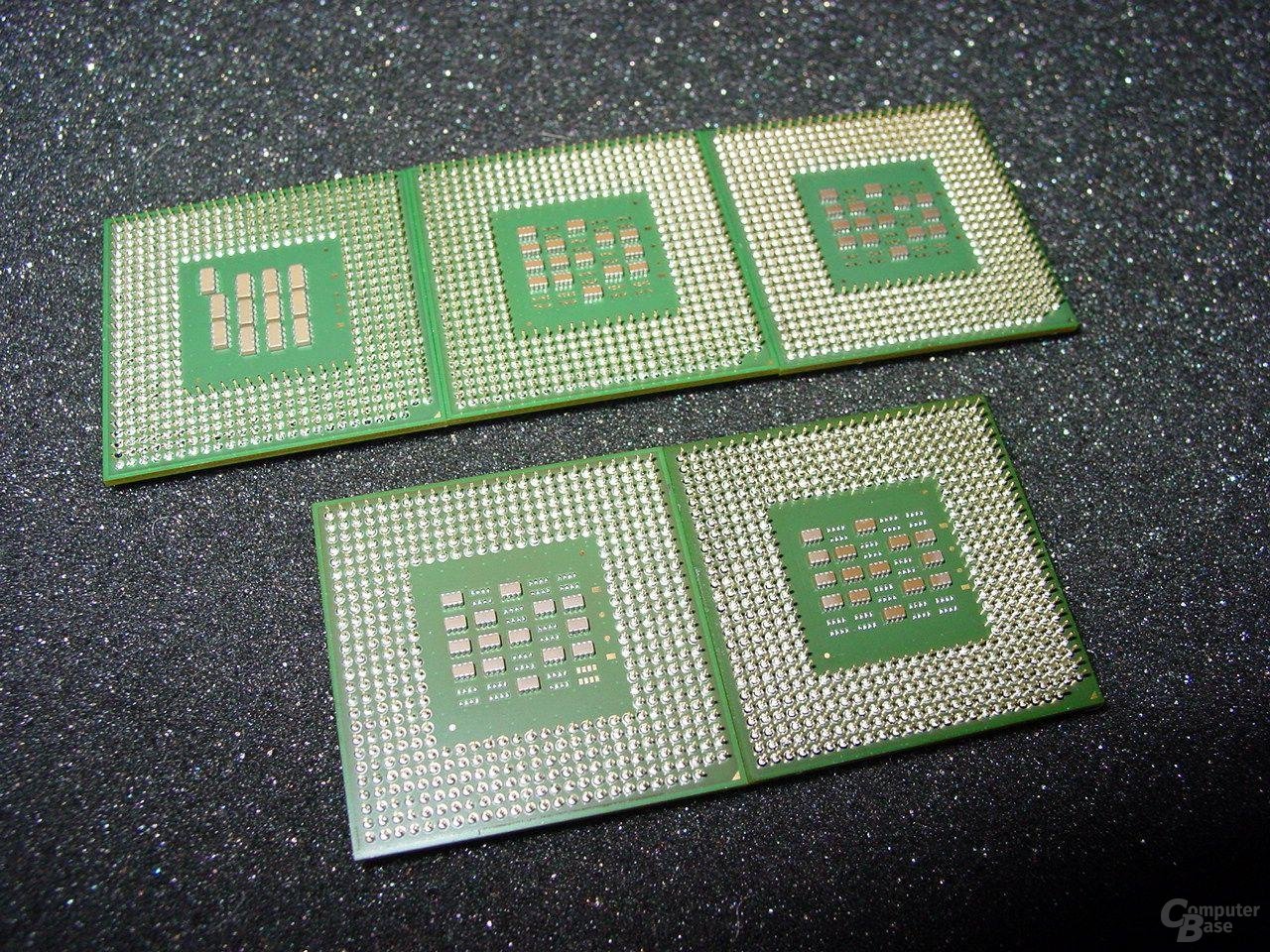 Intel Pentium 4 unter sich (unterseite)