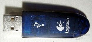 Cordless Presenter - Reciever in der Draufsicht
