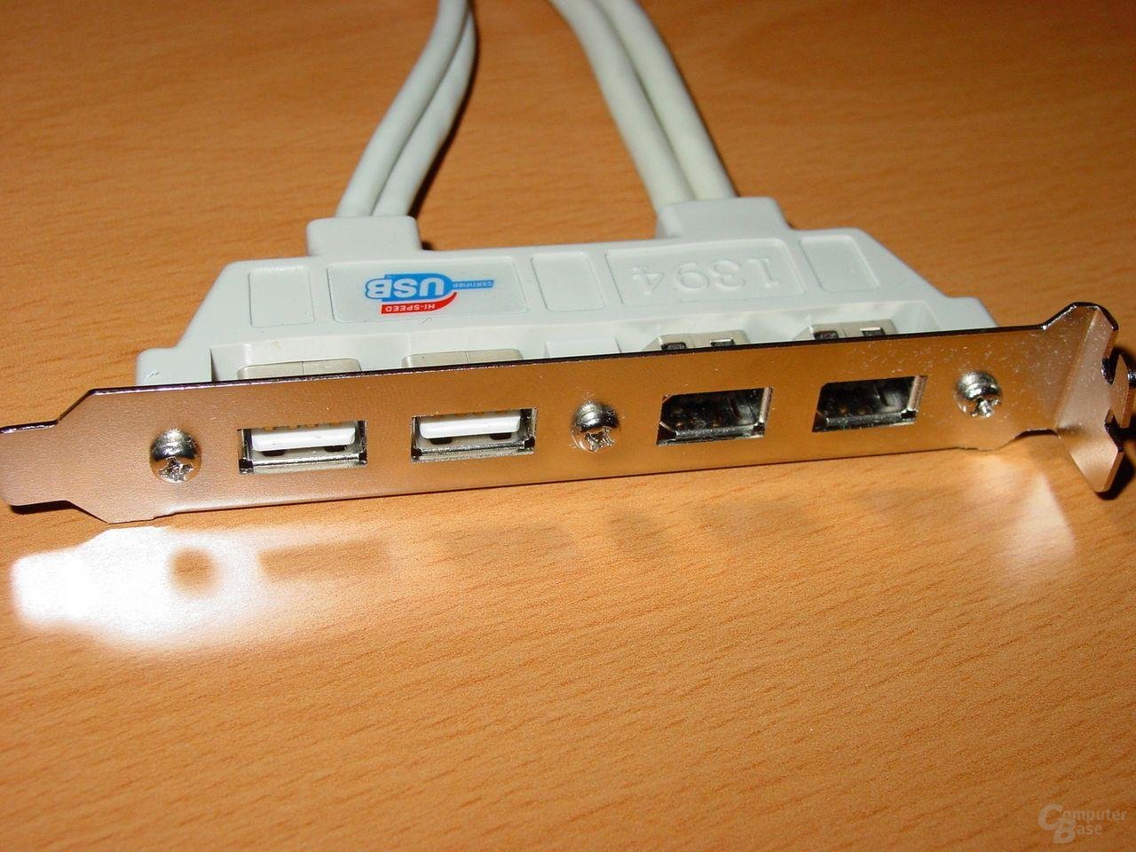 USB-Firewire-Blende