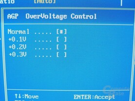 GA-8PE667 Ultra 2 - BIOS - AGP-Voltage