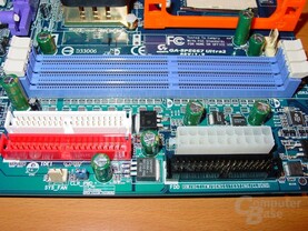 GA-8PE667 Ultra 2 - RAM, IDE, Power