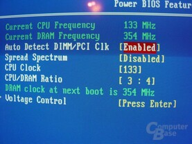 EPoX EP-4SDA5+ - Bios - FSB-RAM-Takt