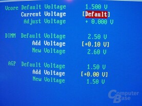 EPoX EP-4SDA5+ - Bios - Voltages