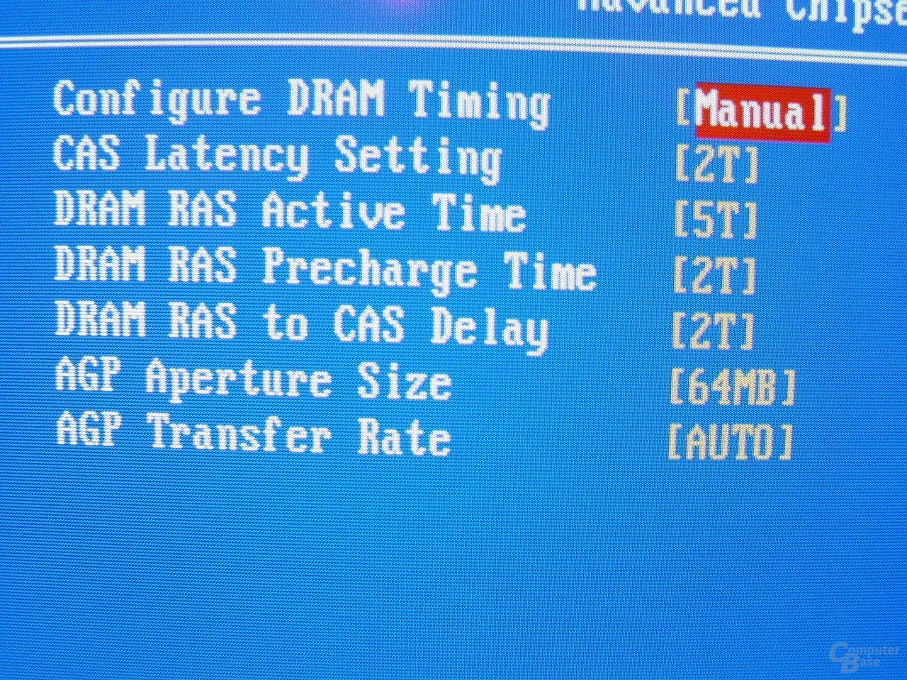 Gigabyte - GA-8SG667 - Bios - RAM-Timings