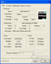 Athlon XP 3000+ FSB400 (noch nicht angekündigt)