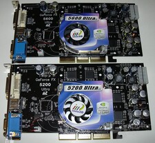 FX5200u vs. FX5600u Frontal