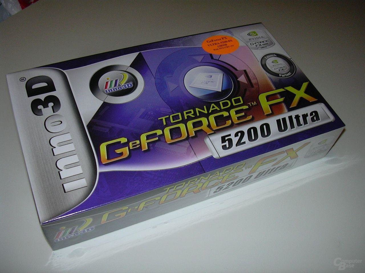 Inno3D Tornado GeForceFX FX5200ultra Packung Front