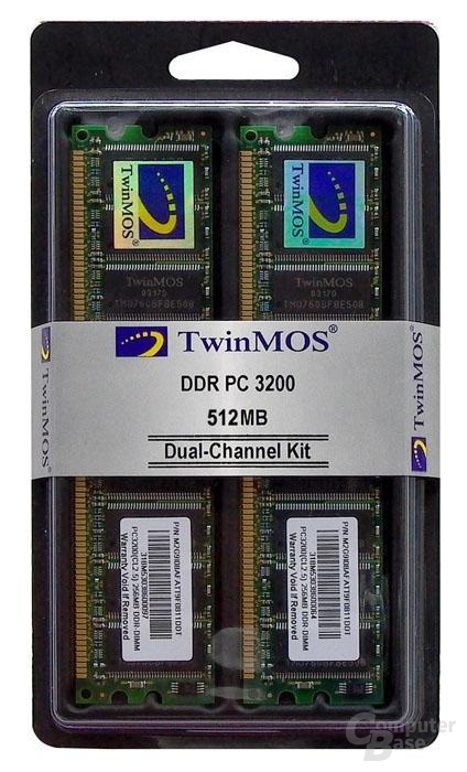 Twinmos Dual-Channel Kil PC3200 512MB