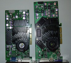 nV GFFX5900u Karte Kühlervergleich vs. FX5800
