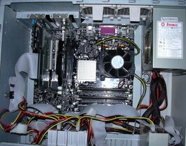 nV GFFX5900u Karte Einbau Vogelperspektive