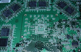 nV GFFX5900u Karte GPU-Bereich Rückseite ohne Kühler