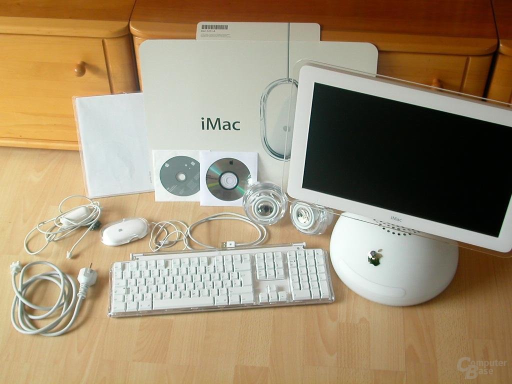 Lieferumfang iMac