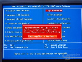 Gigabyte GA-8PENXP BIOS - Top Performance erhöht scheinbar nur den Frontside-Bus