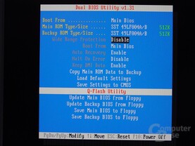 Gigabyte GA-8PENXP Dual BIOS Einstellungen