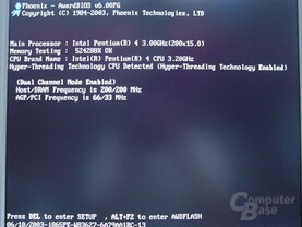 Abit IS7-G BIOS - Ohne Logo gibt es wenig zu sehen