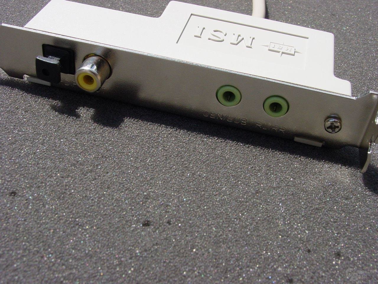 MSI 865PE Neo2-FIS2R Audio-Slotblende