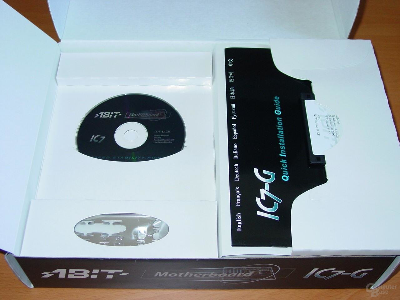 Abit IC7-G - innere Packung - 2