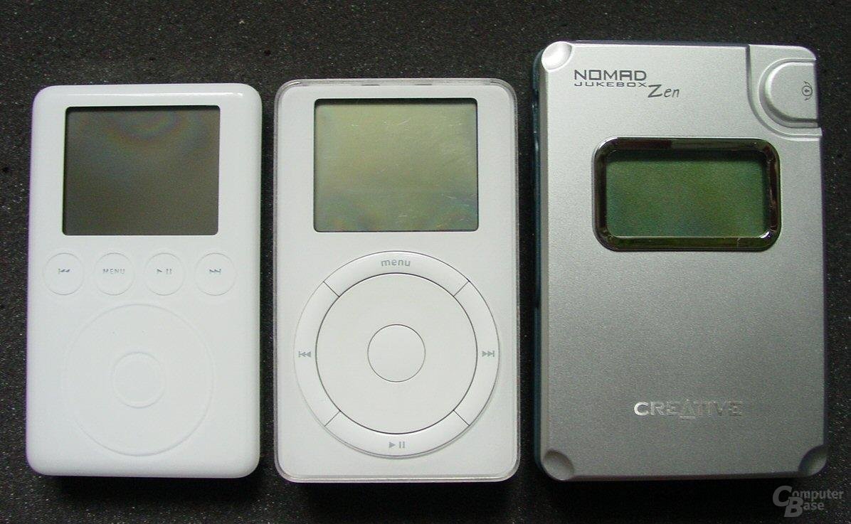 Zen vs. iPod vs. iPod
