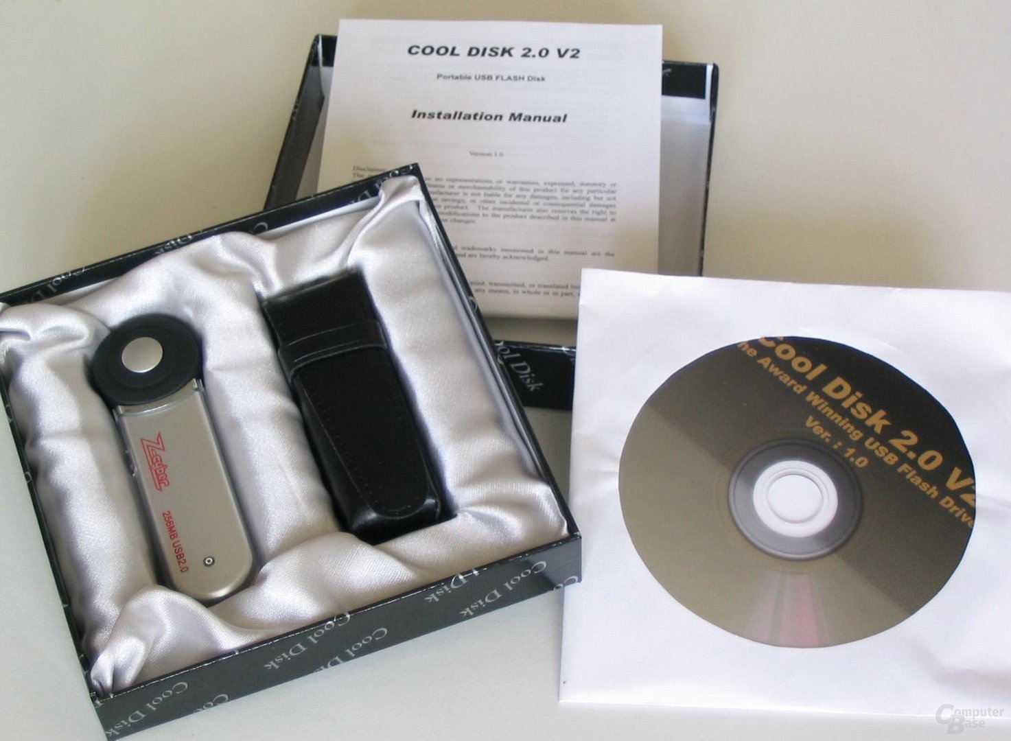 Z-Cyber Cool Disk 2.0 V2 in edler Verpackung - Lieferumfang