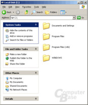 Windows XP 64 Edition Beta 32bit und 64bit zweigeteilt