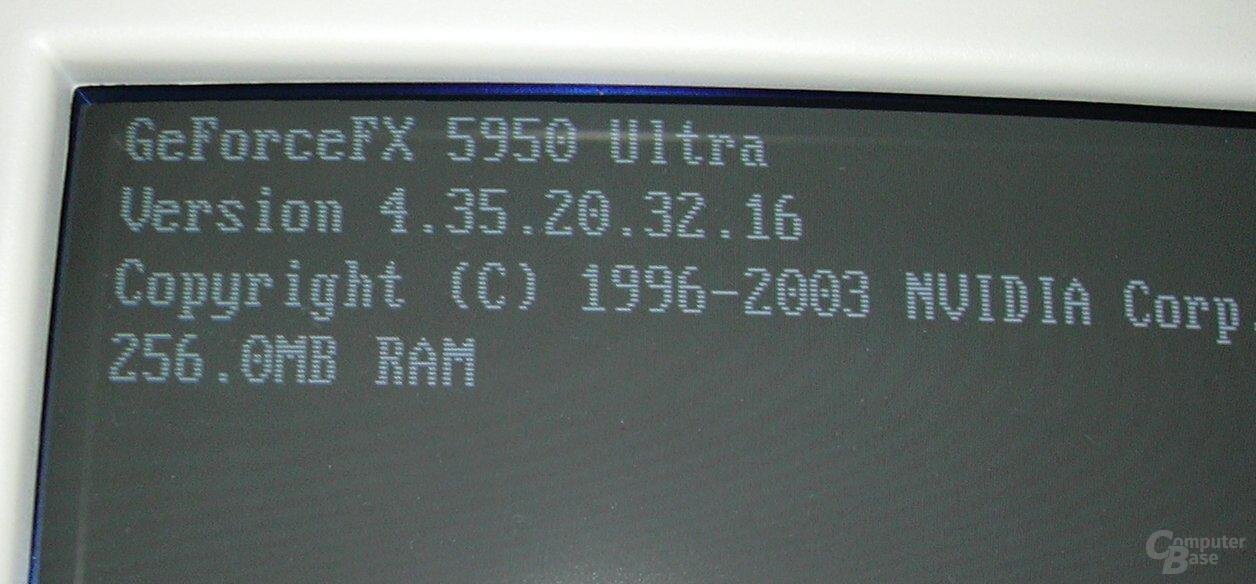 Boot-Screen mit nV35-BIOS