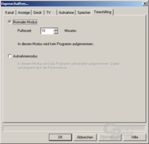 WinDVR Einstellungen