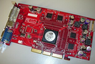 CL FX5200u Karte Front Nackt