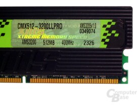 Plakette der beleuchteten Corsair Module