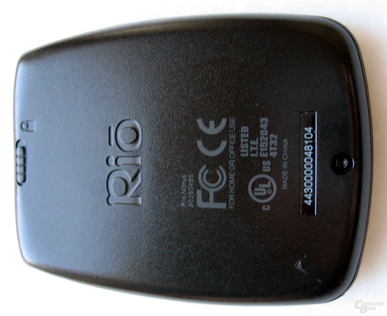 RIO MP3-Player - Unterseite