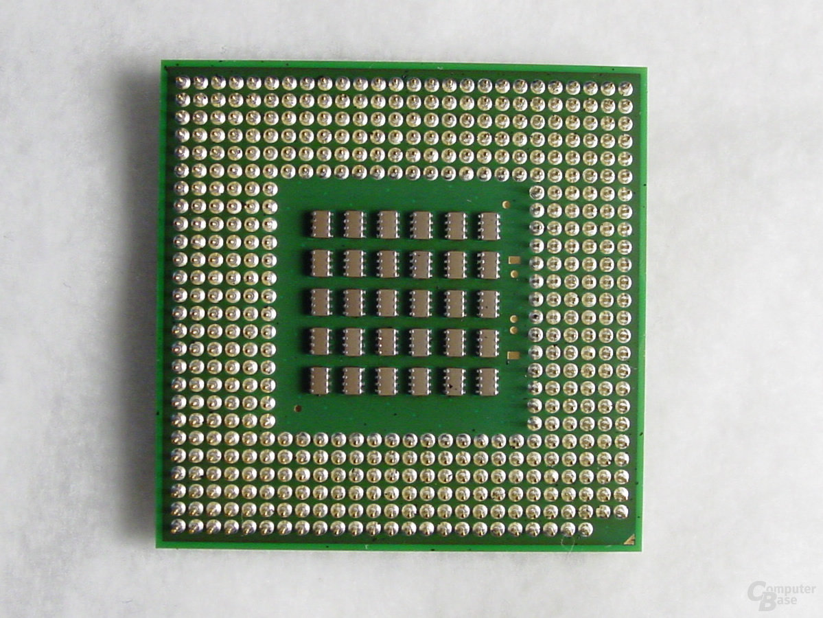 Pentium 4 3,4 GHz "Northwood" Rückseite