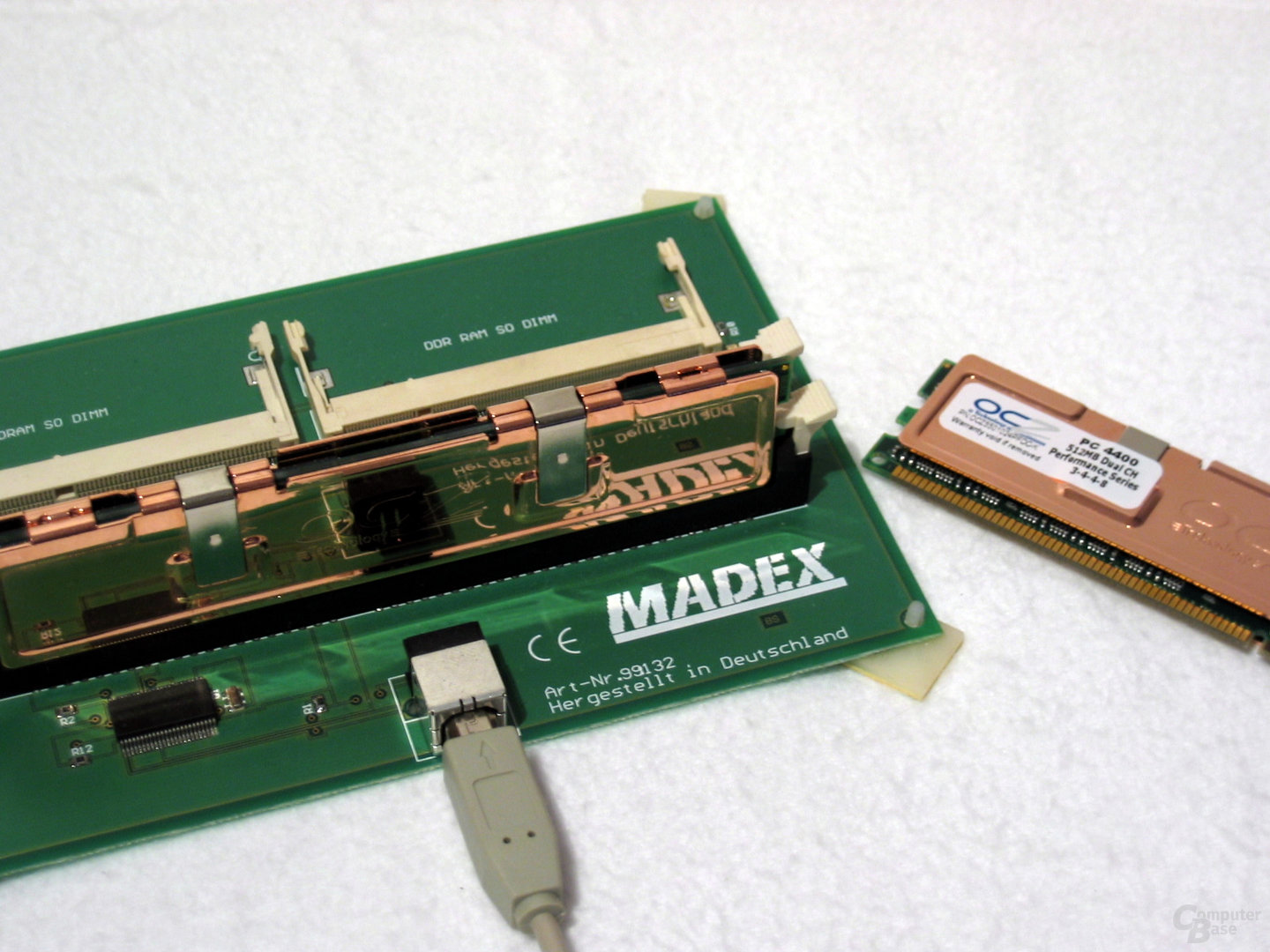 Überprüfung des SPDs mittel Madex Memory Finder