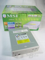 MSI DR8-A Laufwerk+Verpackung