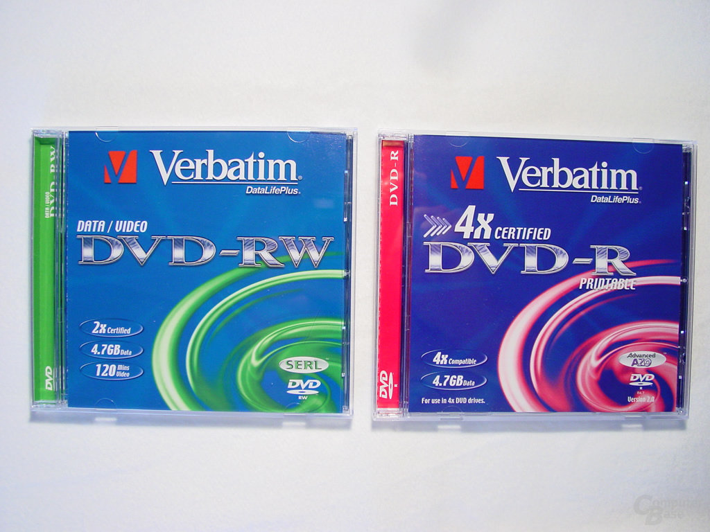 Verbatim DVD-R und DVD-RW