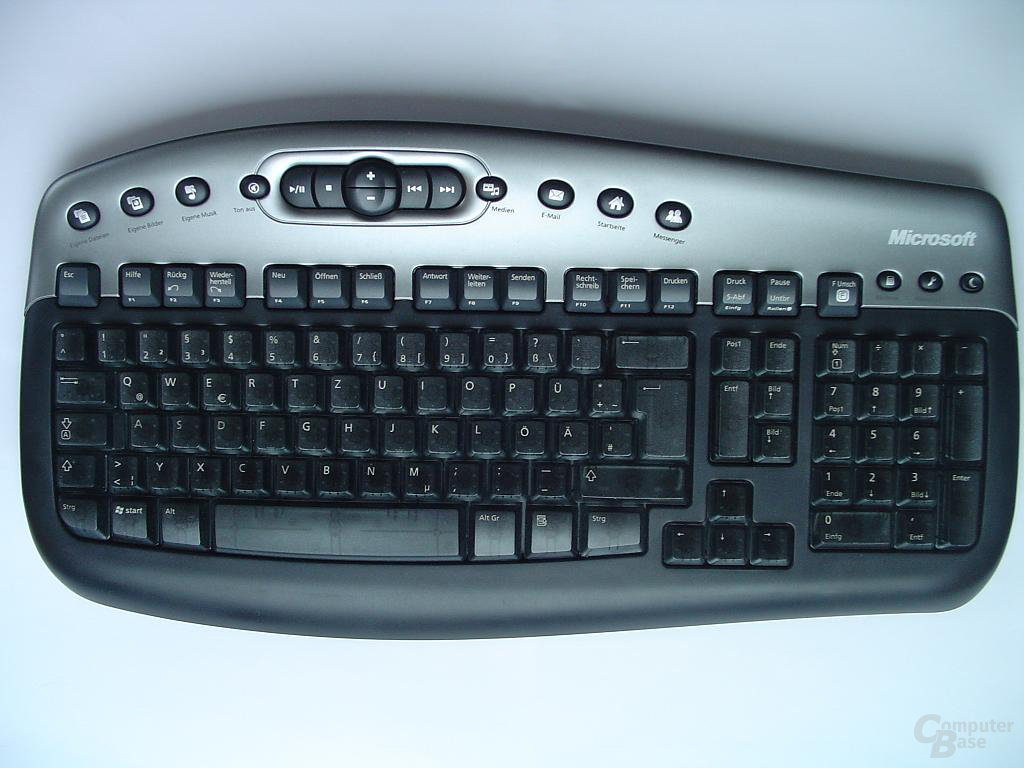Tastatur ohne Handauflage