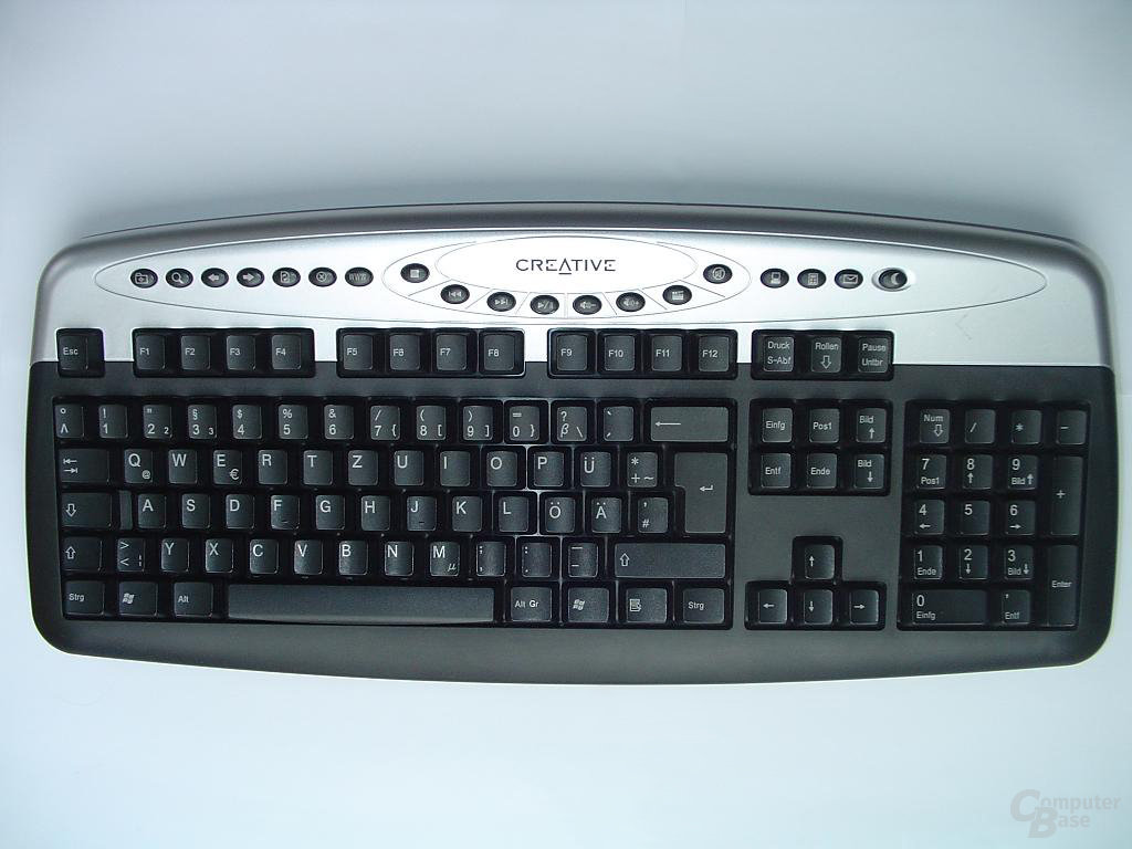 Creative Tastatur ohne Handauflage