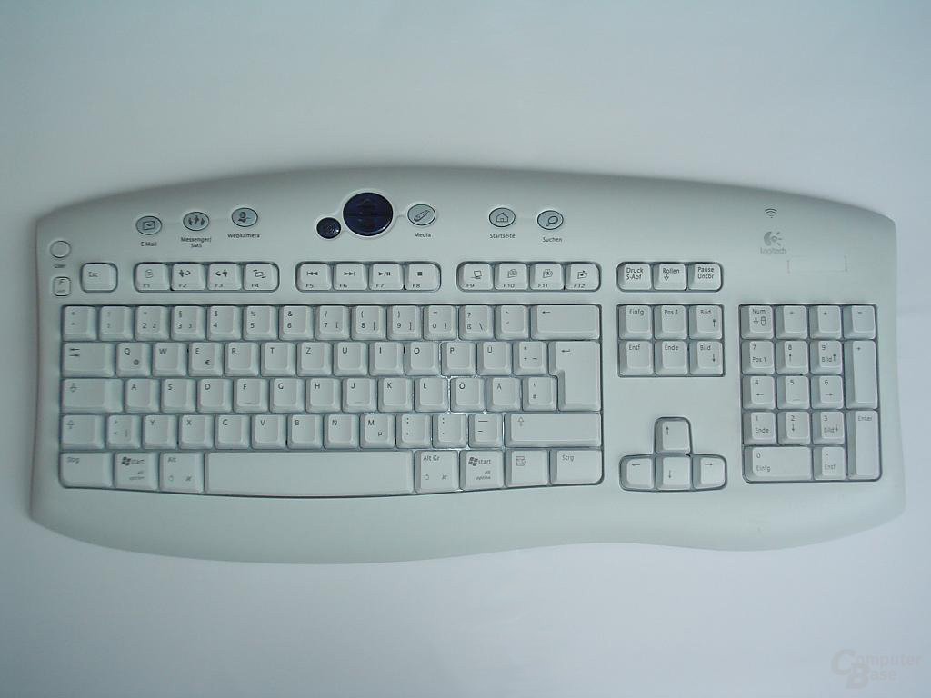 Logitech Tastatur ohne Handauflage