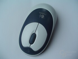Schrägsicht Logitech Maus