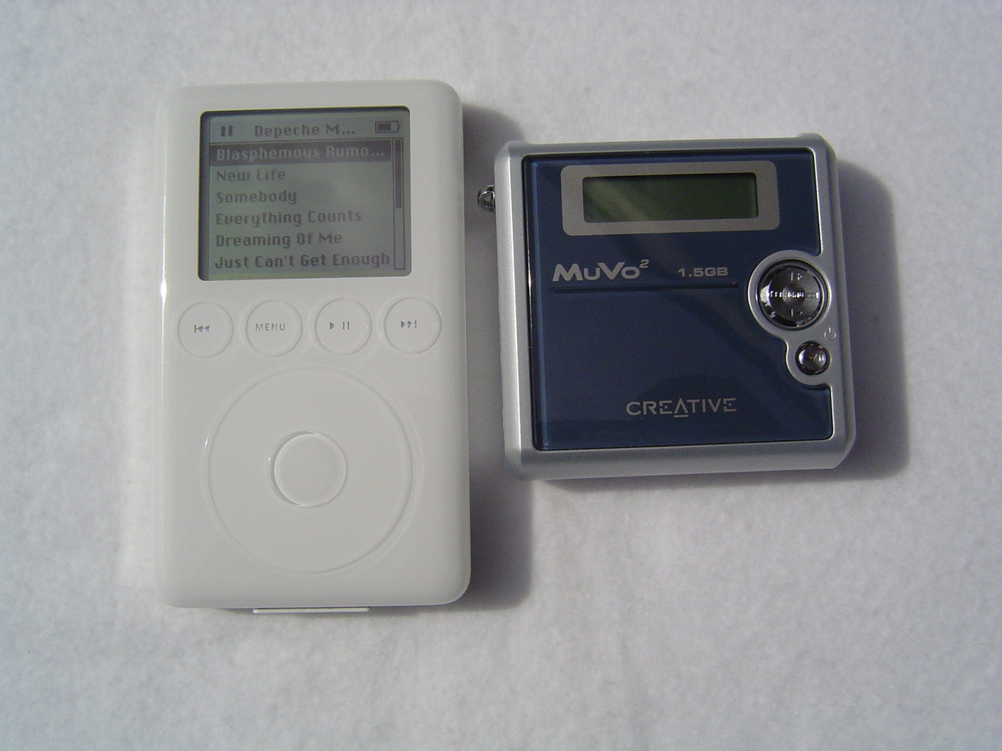 Grössenvergleich iPod vs MuVo²