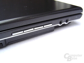 Asus M68Ne: CD-Player-Tasten