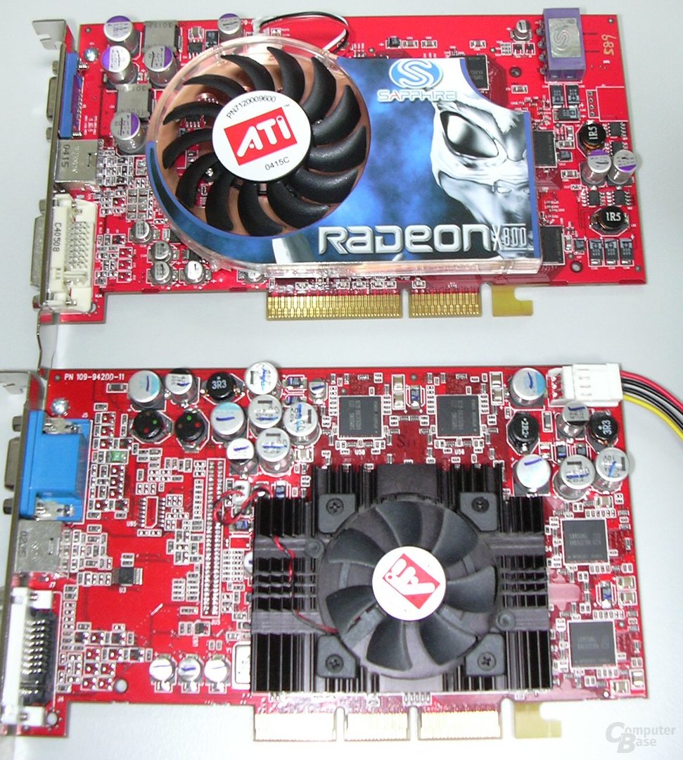 X800 vs. R9700p