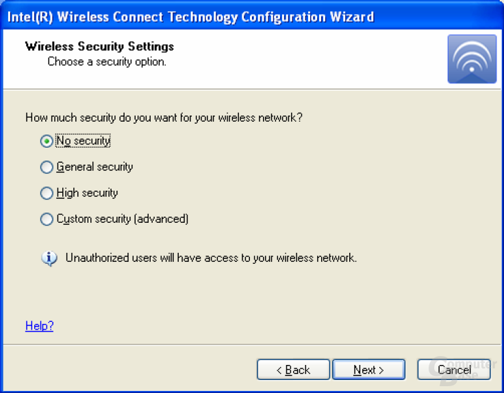 Wireless Connect Technology - Schritt 3